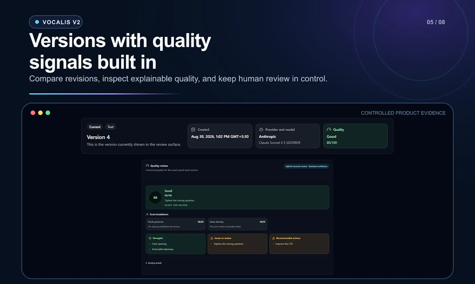 Vocalis V2: Connected Content Workflow screenshot 6