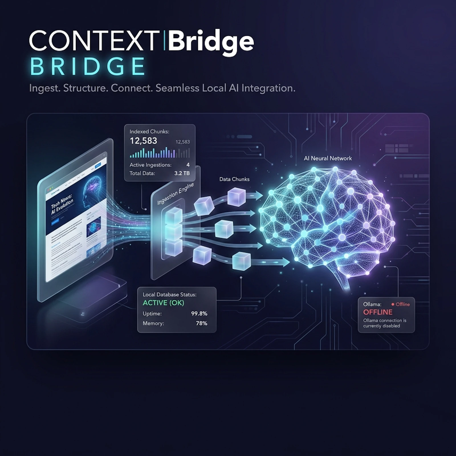 ContextBridge – Local RAG Companion screenshot 1