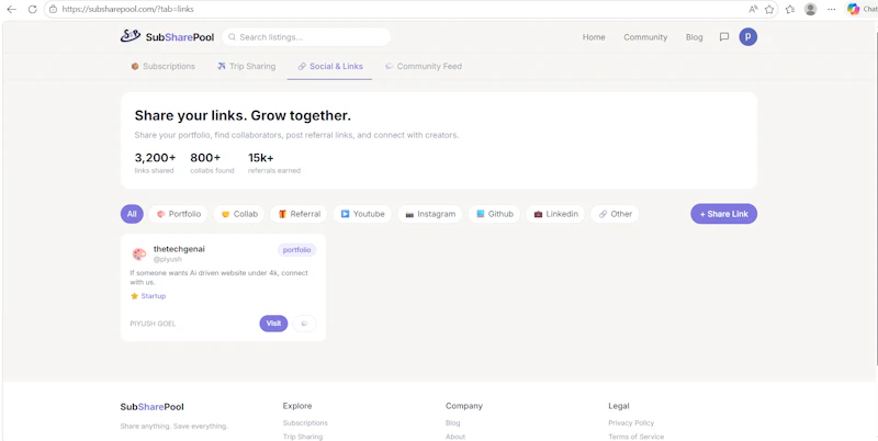 SubSharePool screenshot 3