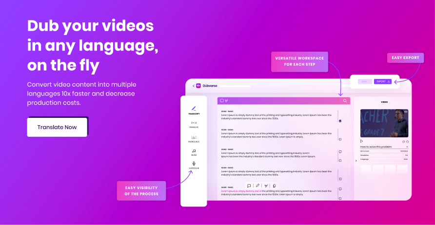 Dubverse — screenshot 3 showing tool features and UI