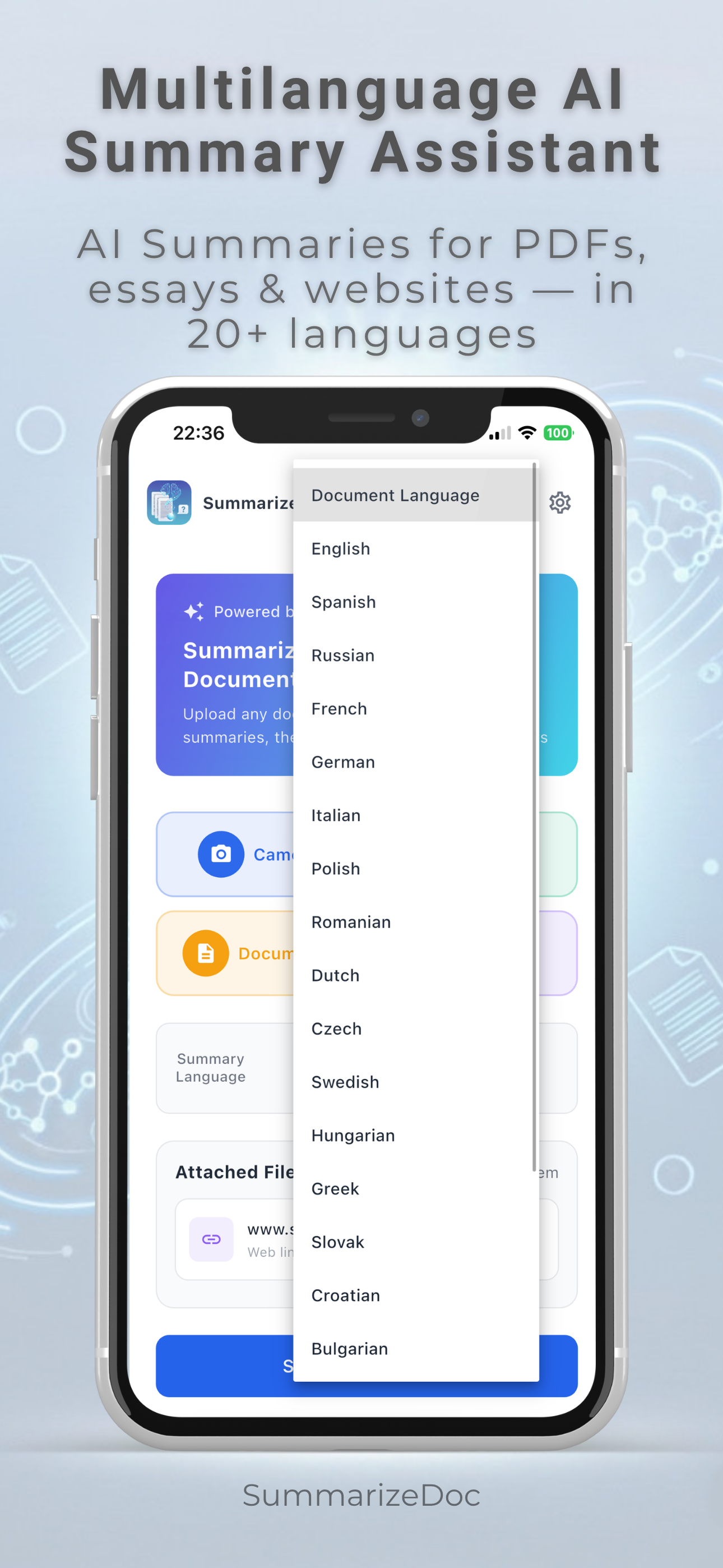 SummarizeDoc: AI Summary & Chat - Screenshot 4 preview