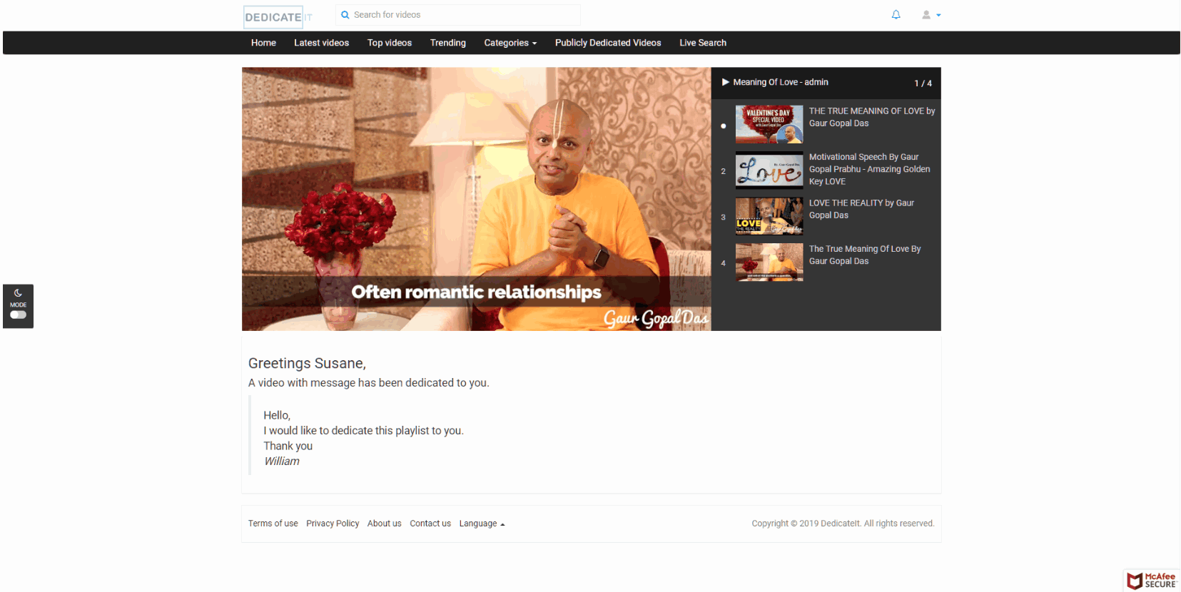 Dedicateit gallery image