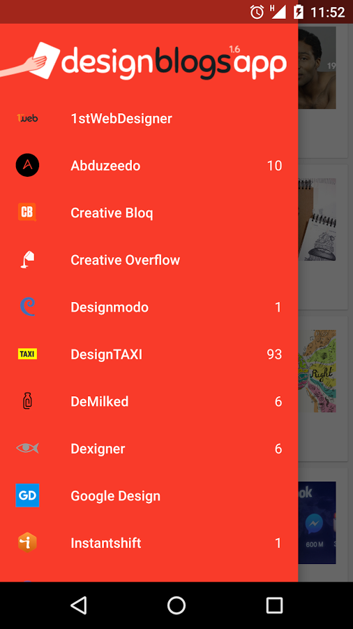 Design Blogs App with a new face gallery image