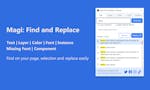 Magi: Find and Replace for Figma image