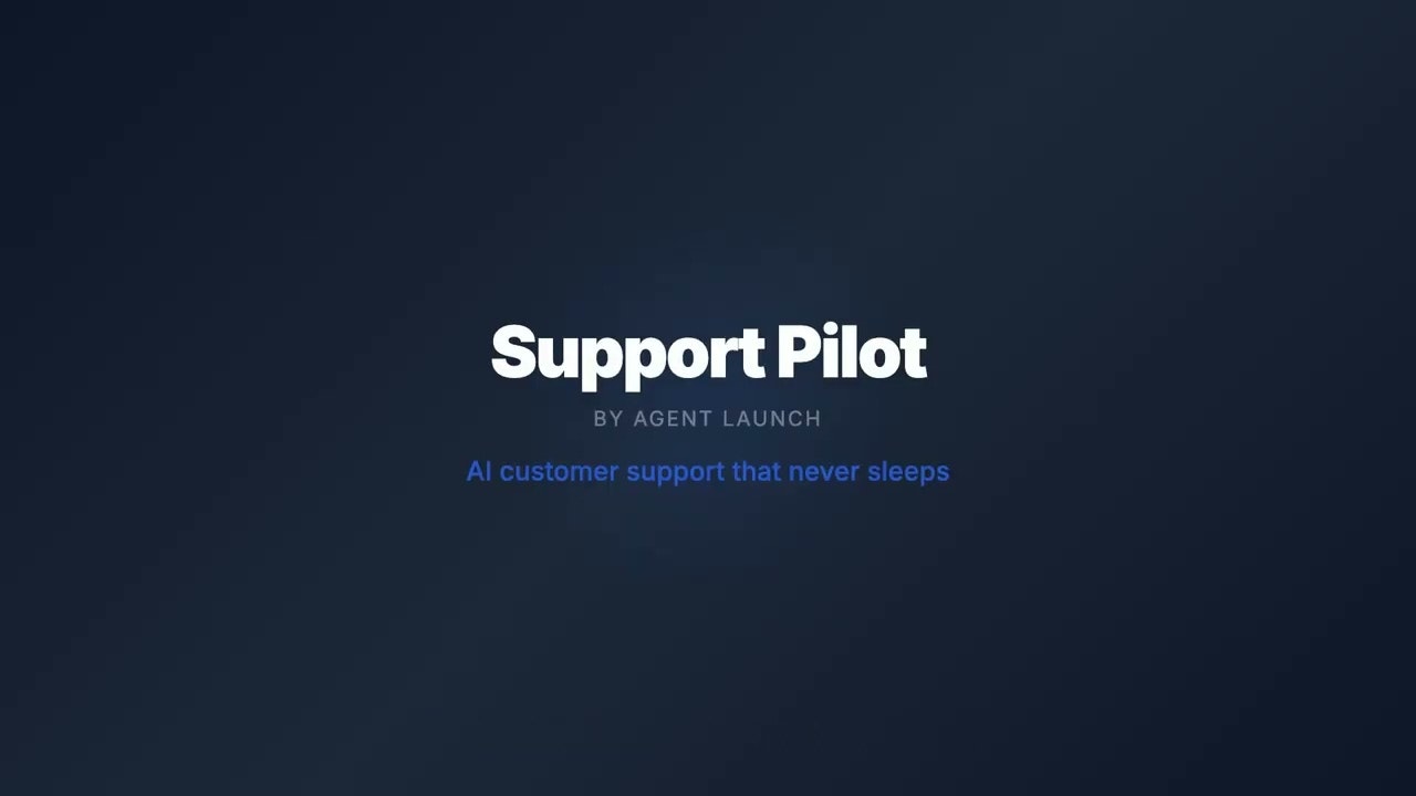 Support Pilot by Agent Launch gallery image