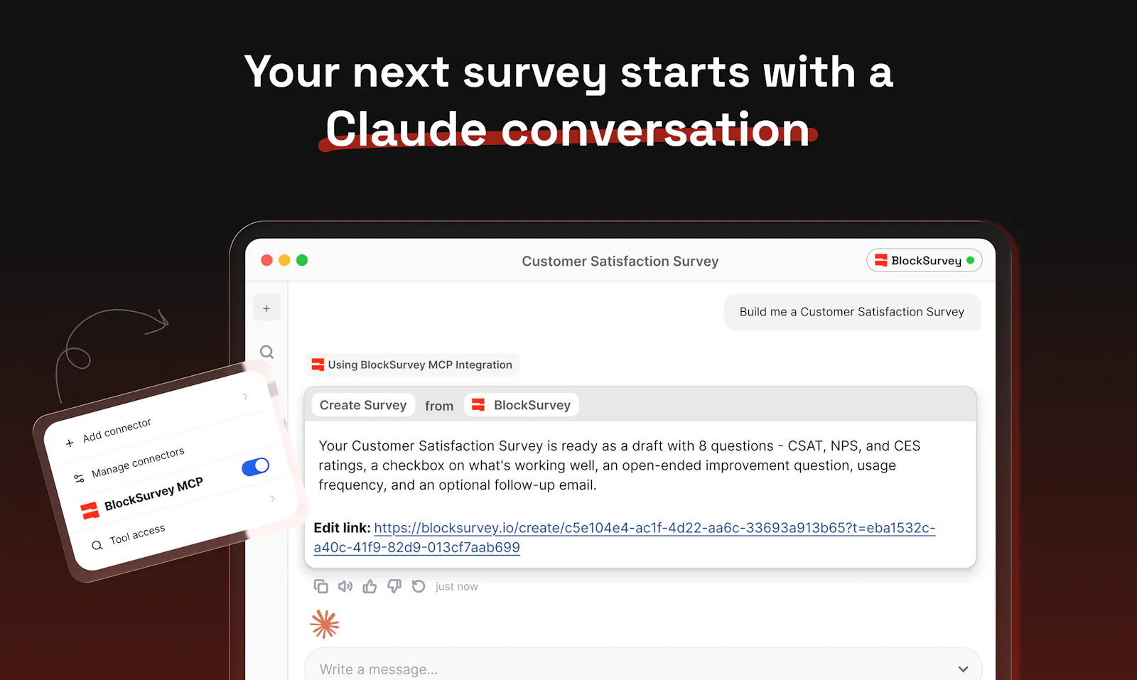 Surveys in Claude and ChatGPT screenshot 3