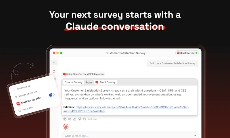 Surveys in Claude and ChatGPT screenshot 3