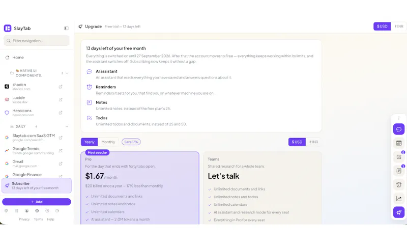 SlayTab - one tab instead of twenty screenshot 3