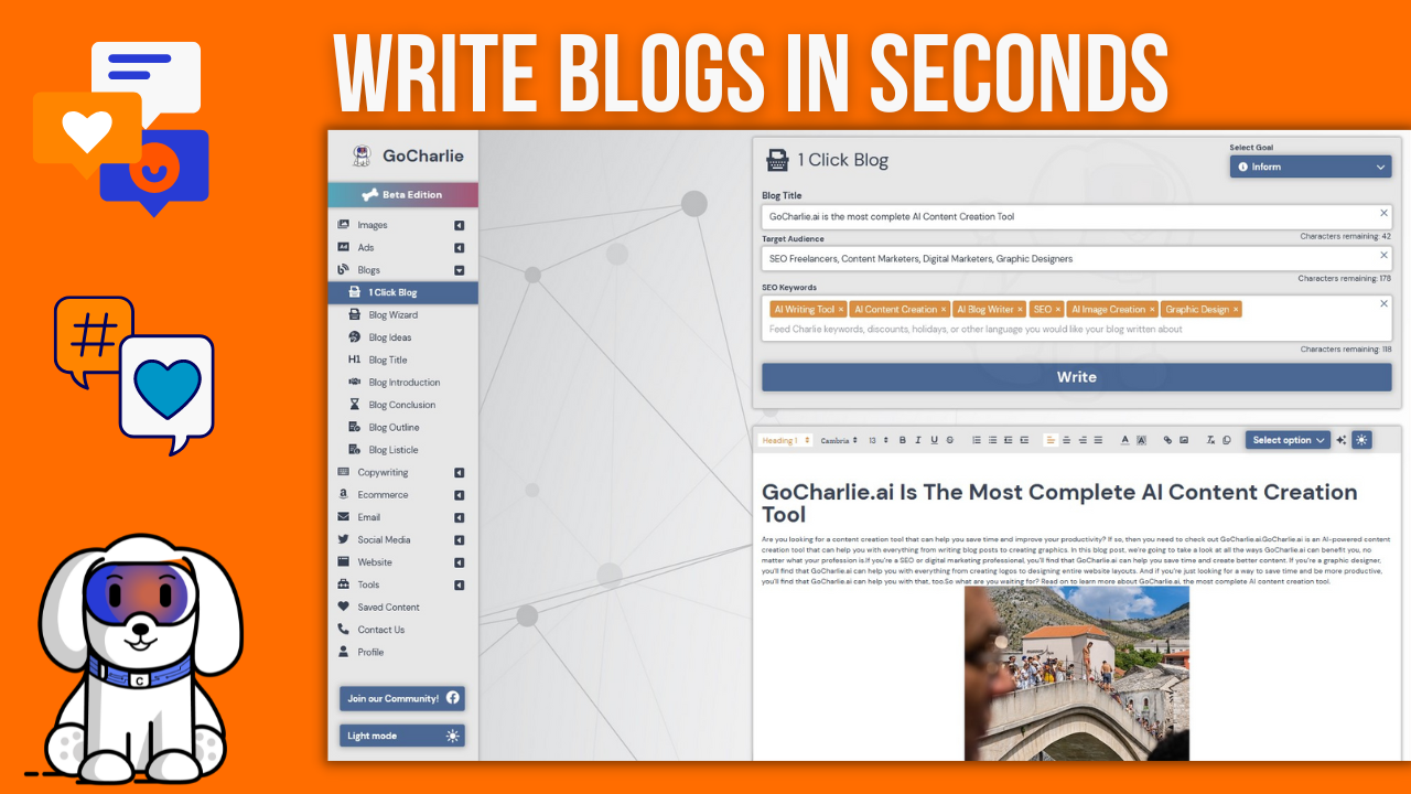 Charlie 2.0 - Creazione di contenuti AI per tutti media 3