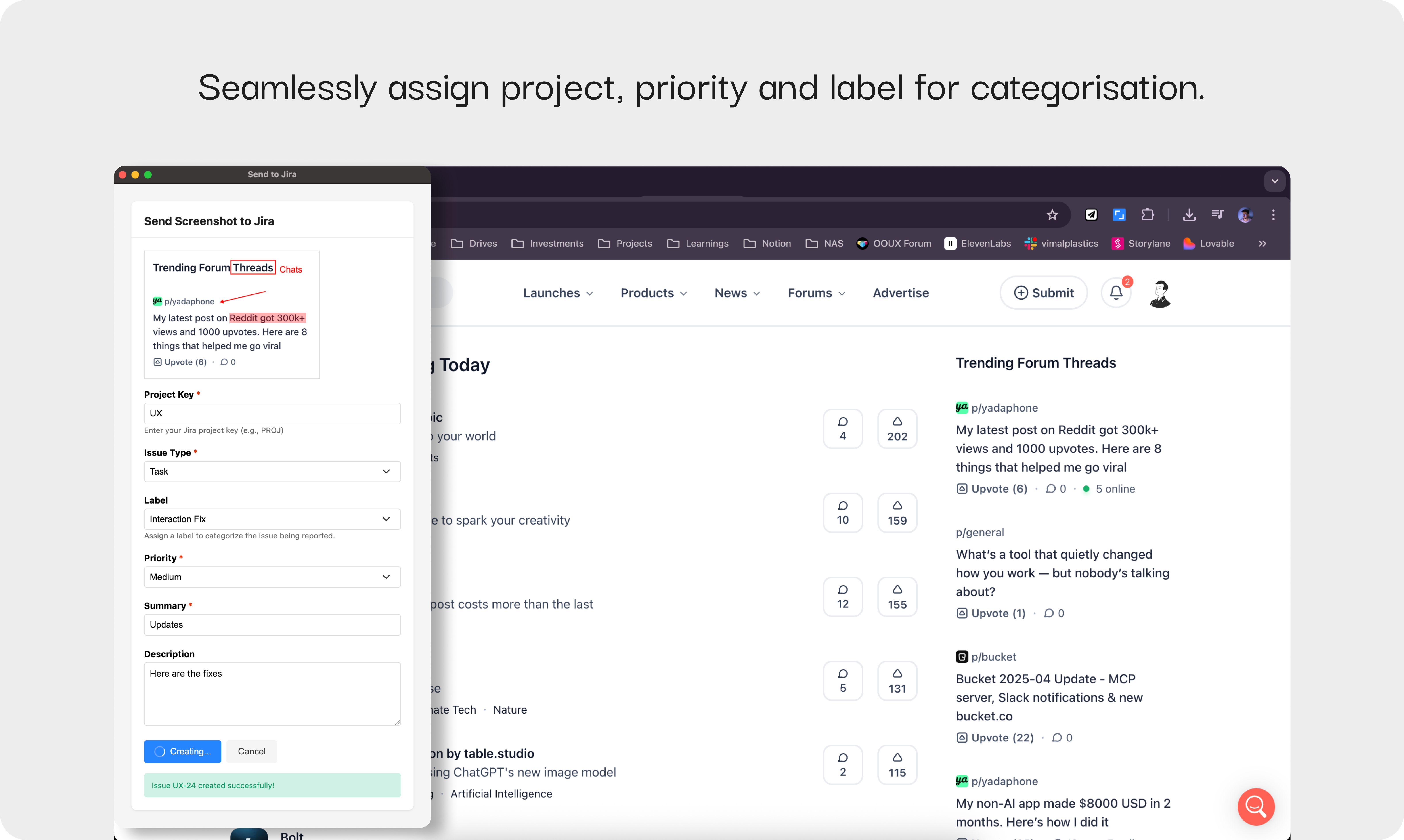 SnapToJira - See It, Snap It, Send It. media 5