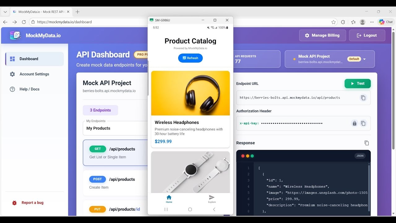 MockMyData.io gallery image