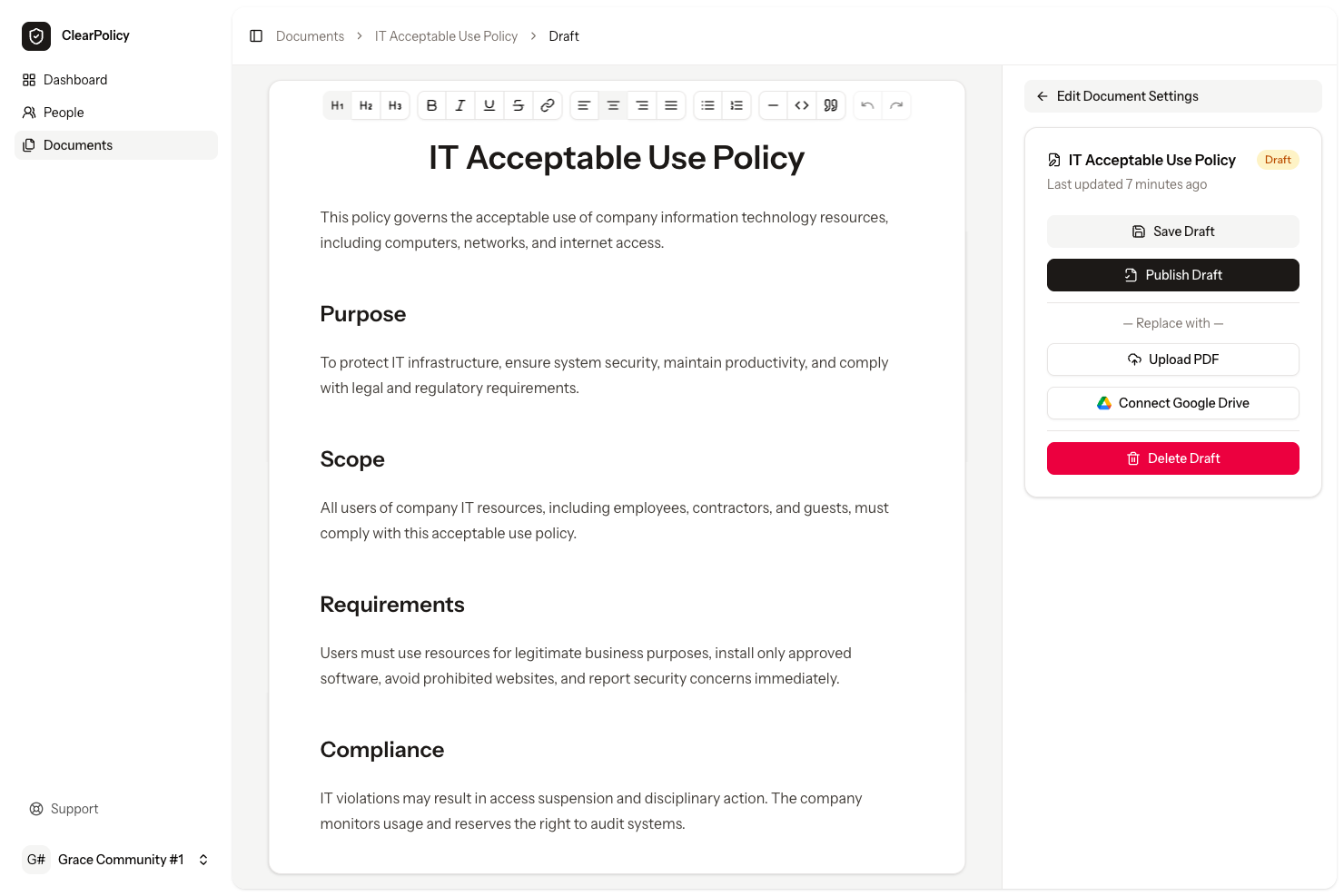 ClearPolicy gallery image