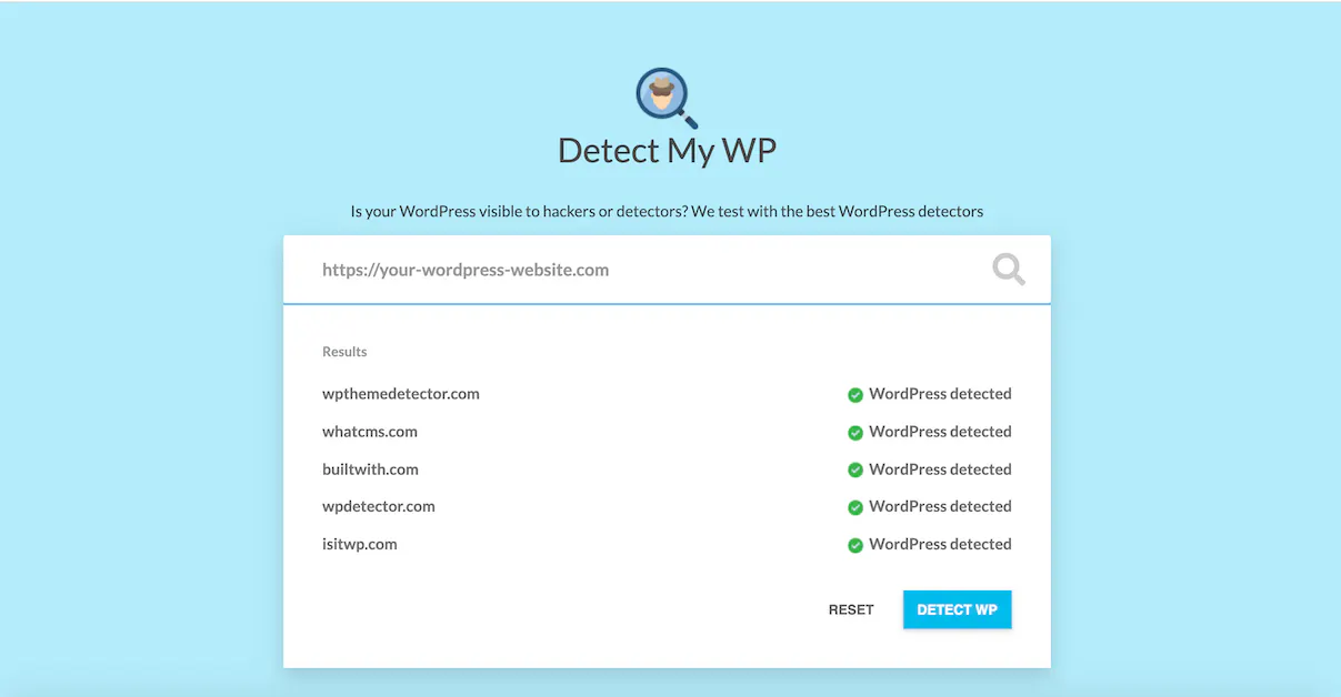 Detect My WP