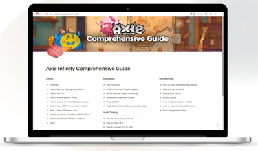 Notion Axie Infinity Playbook gallery image