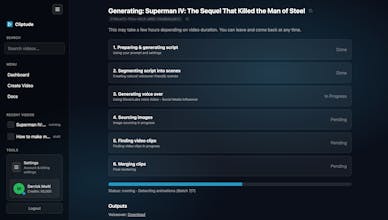 Cliptude - Turn Ideas Into Video Essays gallery image
