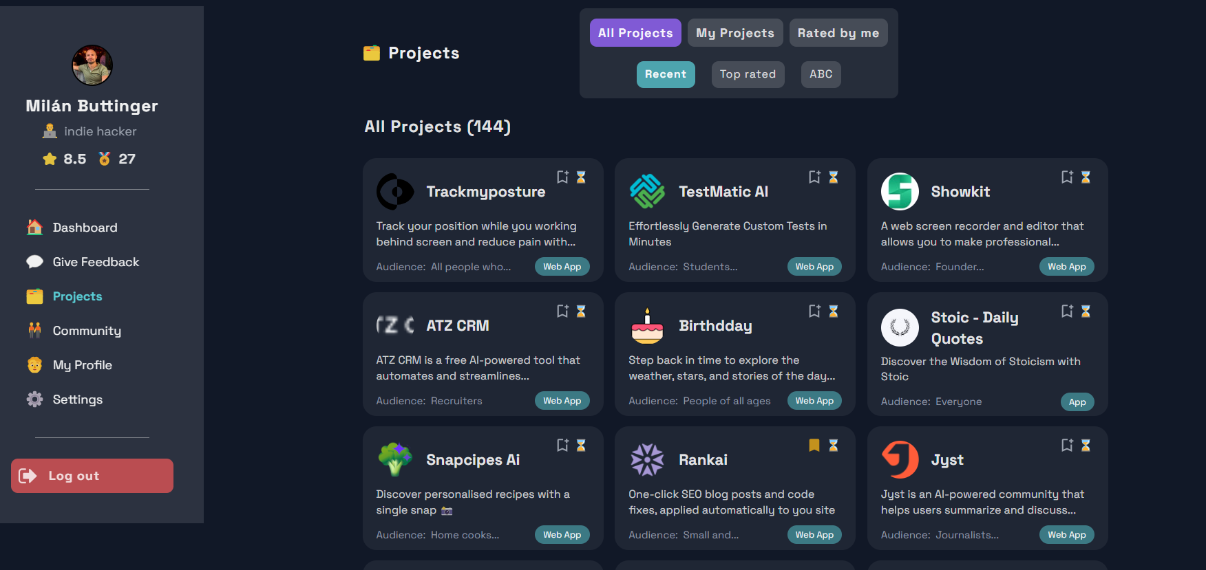 Indievoice - Ottieni feedback da altri hacker indie! media 3