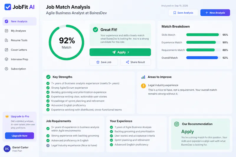 JobFit AI screenshot 3