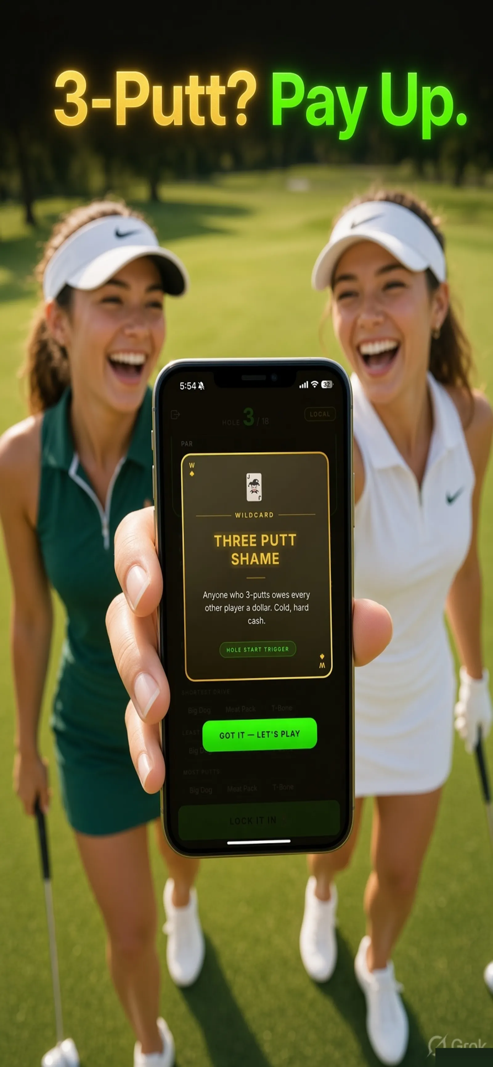 Wildcard Golf: Side Game Cards screenshot 1