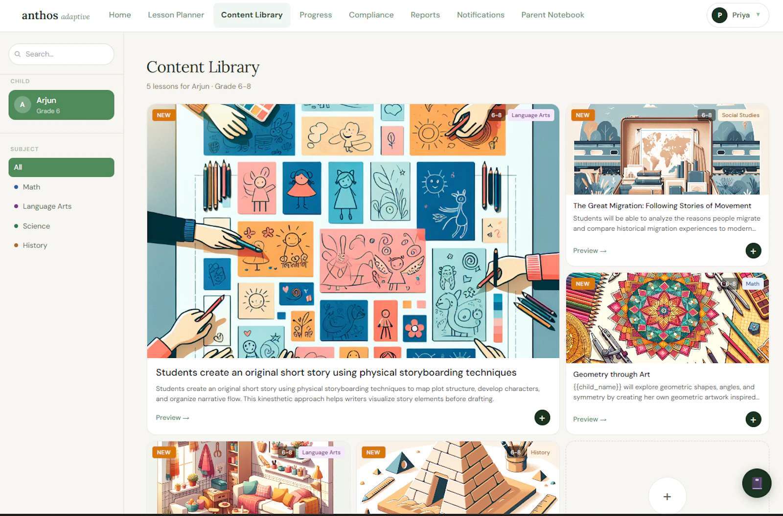 Anthos Adaptive Learning screenshot 2