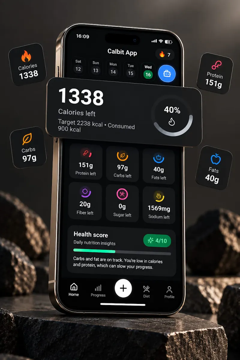 Track calories smarter with AI-powered  screenshot 1
