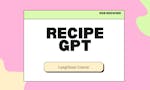 Recipe GPT image