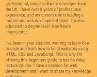 Beginner Web Development course media 3
