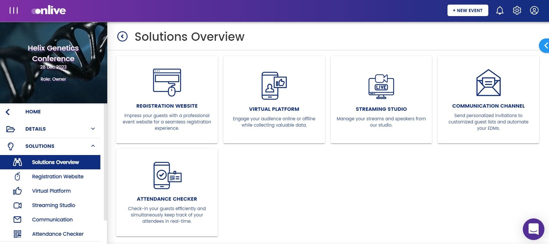 Onlive Event Management Software gallery image