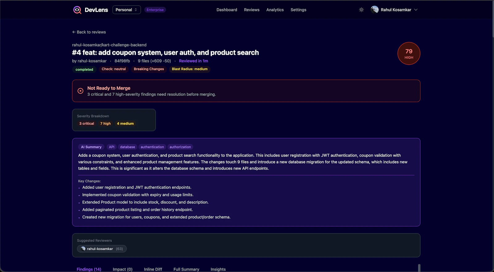 DevLens screenshot 6