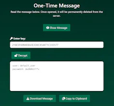 DataSafe – Encrypted messages via hotkey gallery image