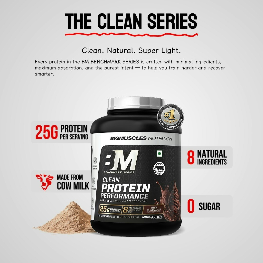 Cleanest Protein by BigMuscles Nutrition - Screenshot 2 showing product features and functionality