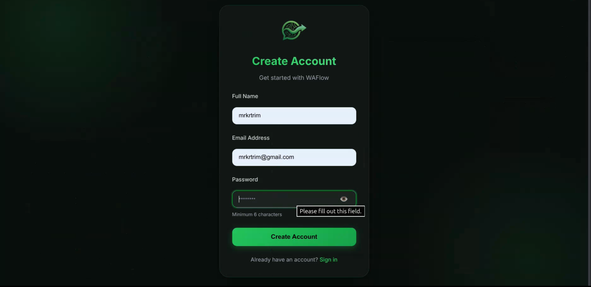 WAFlow - Screenshot 2 showing product features and functionality