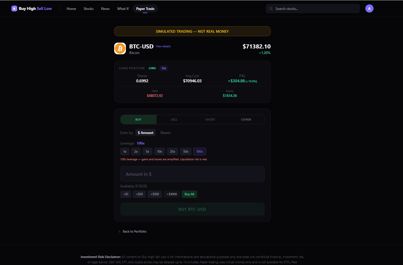 Buy High Sell Low gallery image