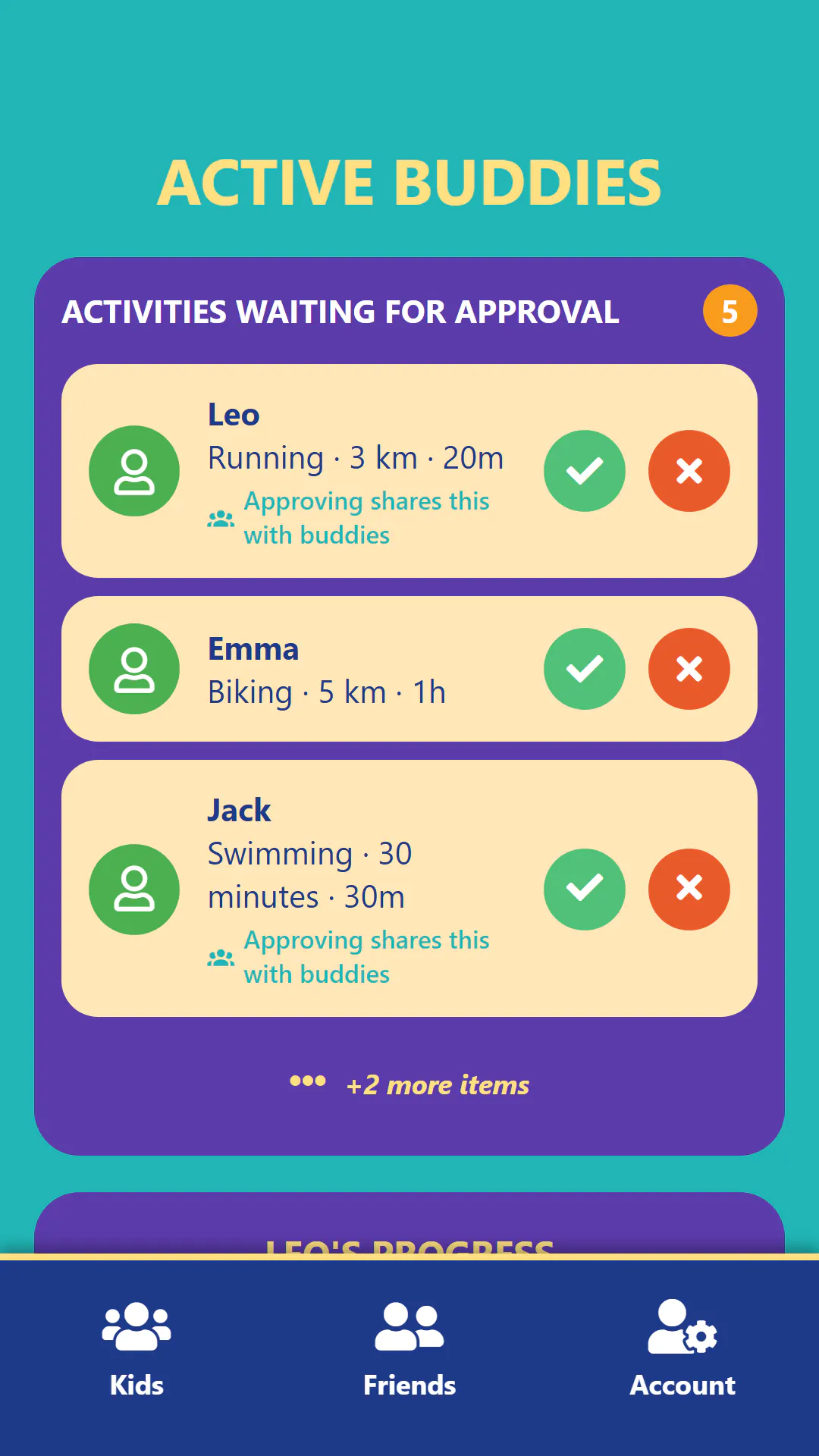 Active Buddies-Free Kids Activity app gallery image