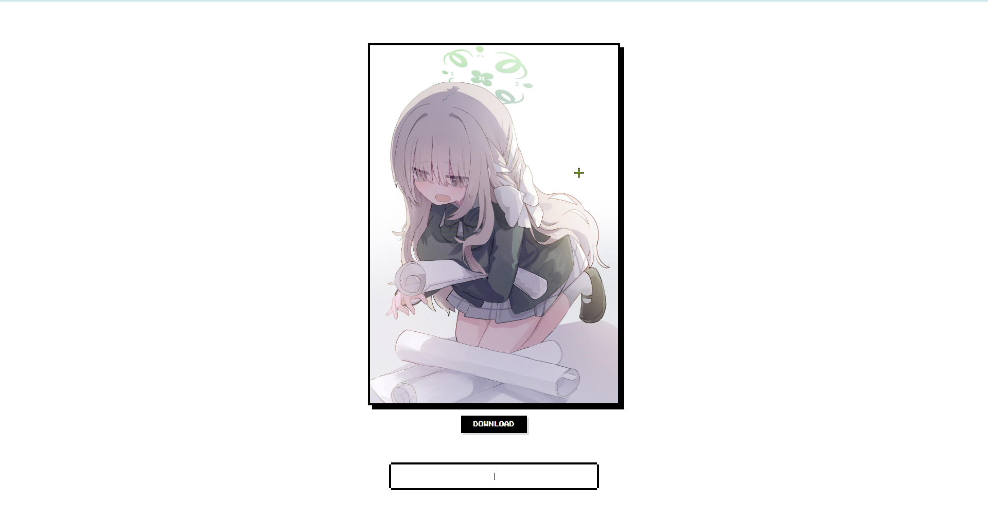 white anime gallery image