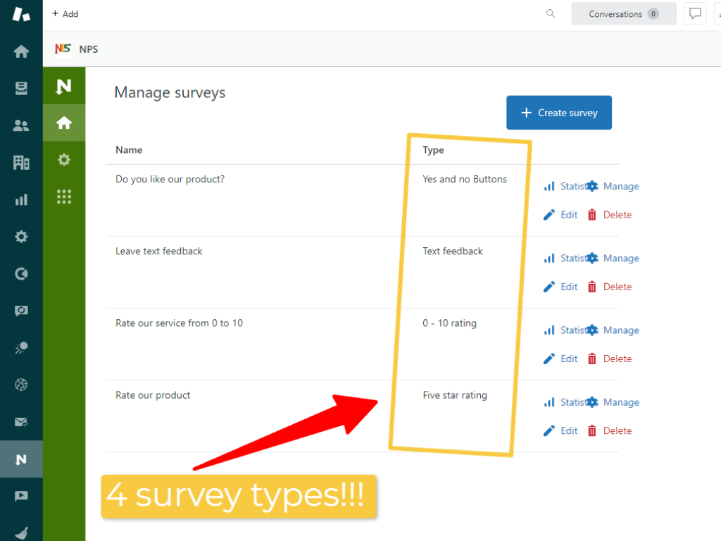 ZendeskのNPSおよび調査 - 特定の聴衆のために適切な調査タイプを実施しますメディア4