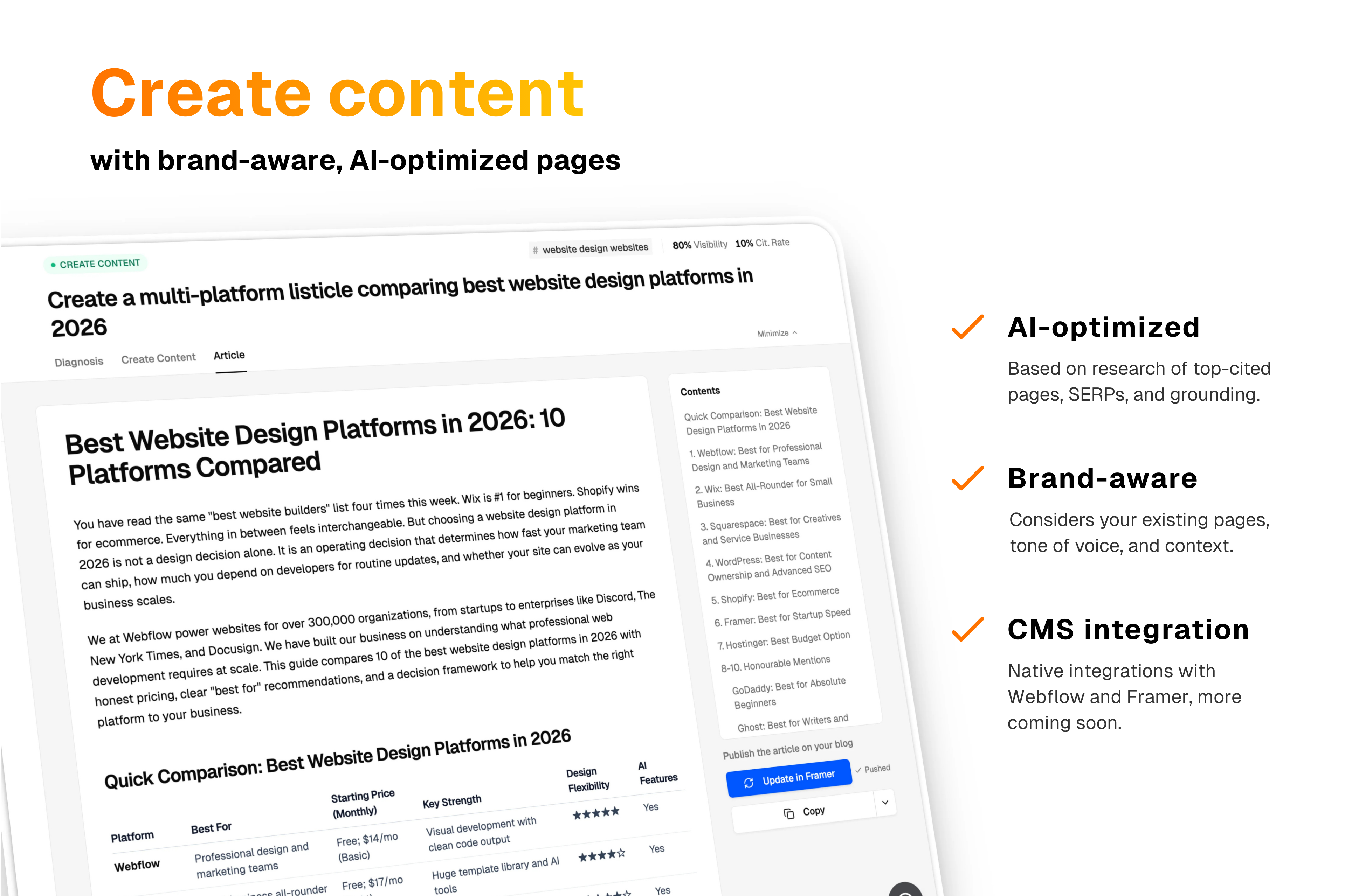 sitefire.ai - Screenshot 3 showing product features and functionality