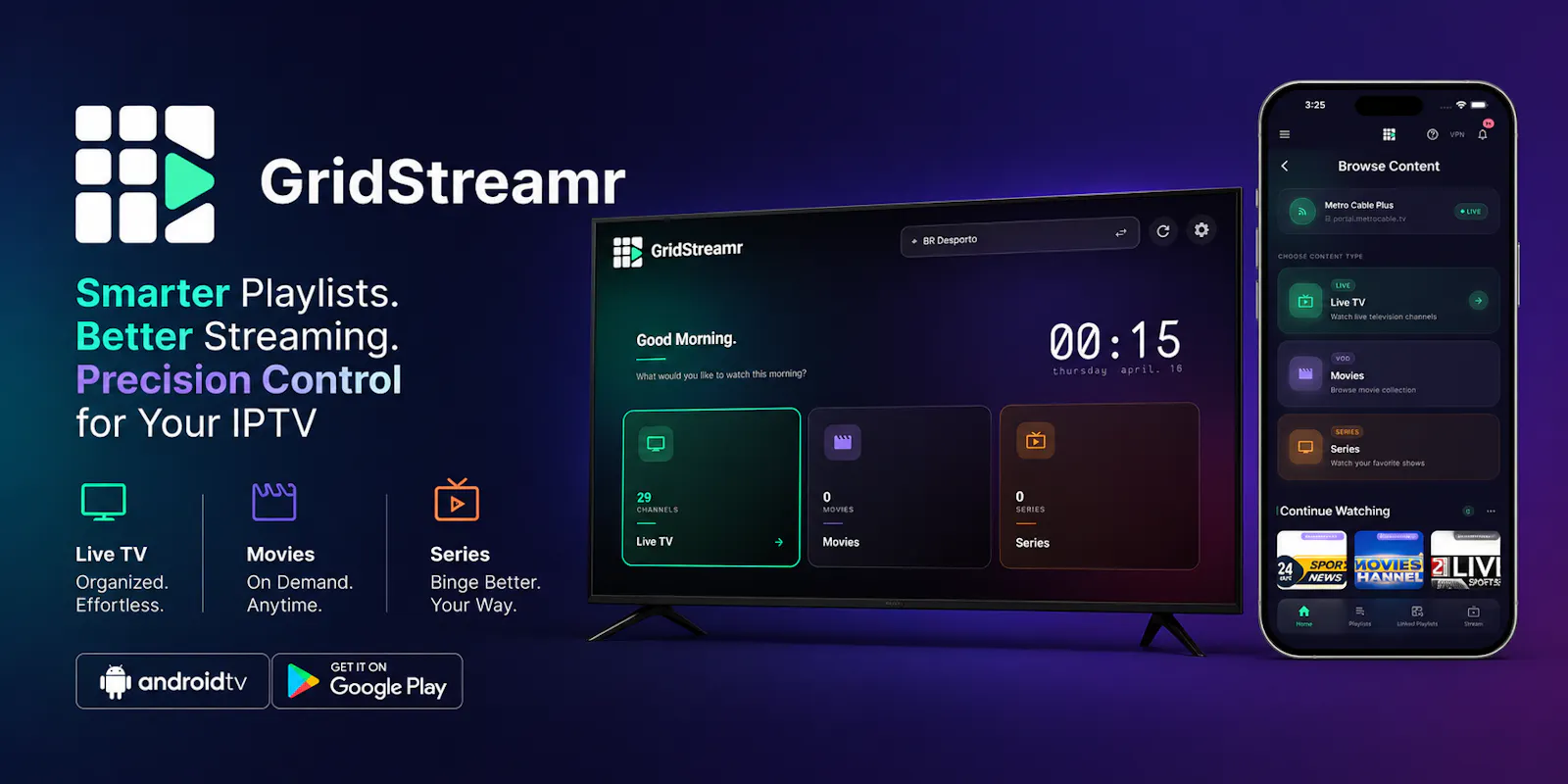 GridStreamr screenshot 1