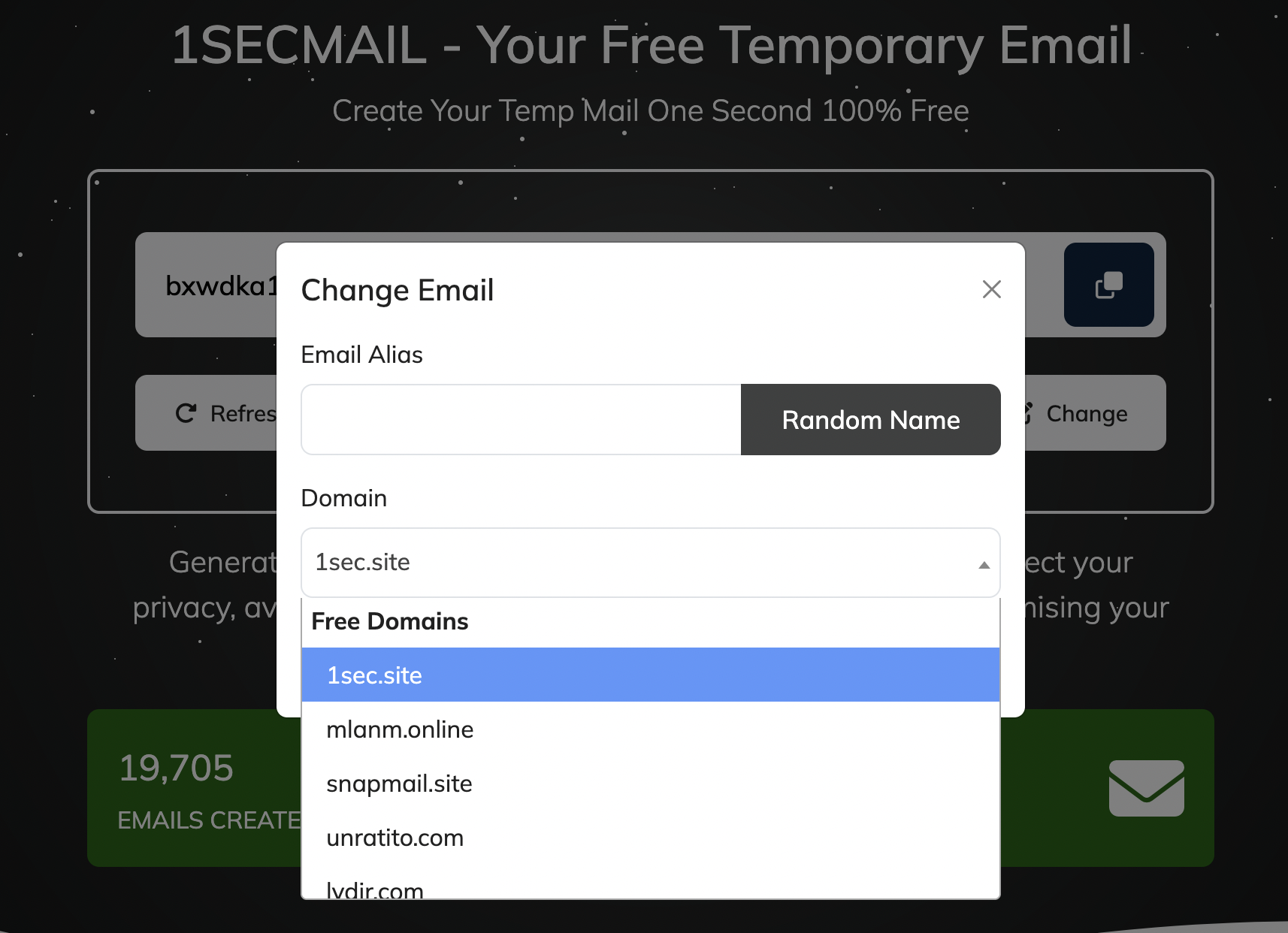Media 1Secmail - E -mel sementara segera 4