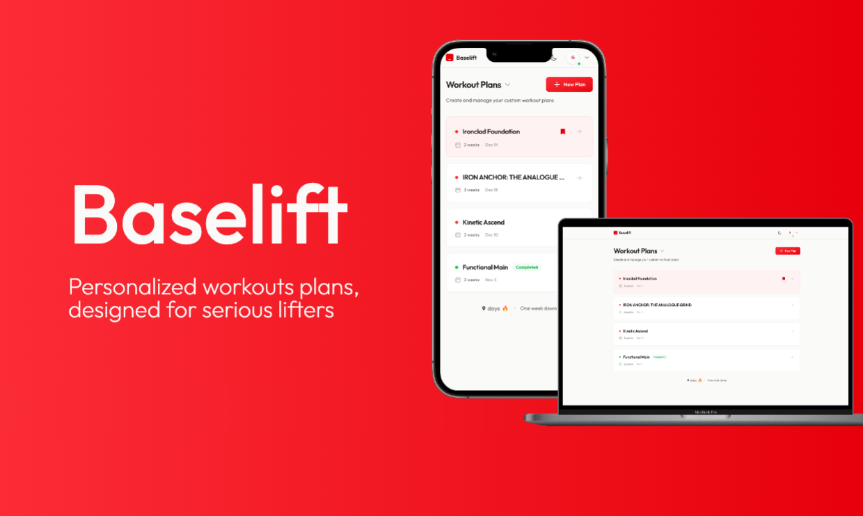 Baselift - Screenshot 2 showing product features and functionality