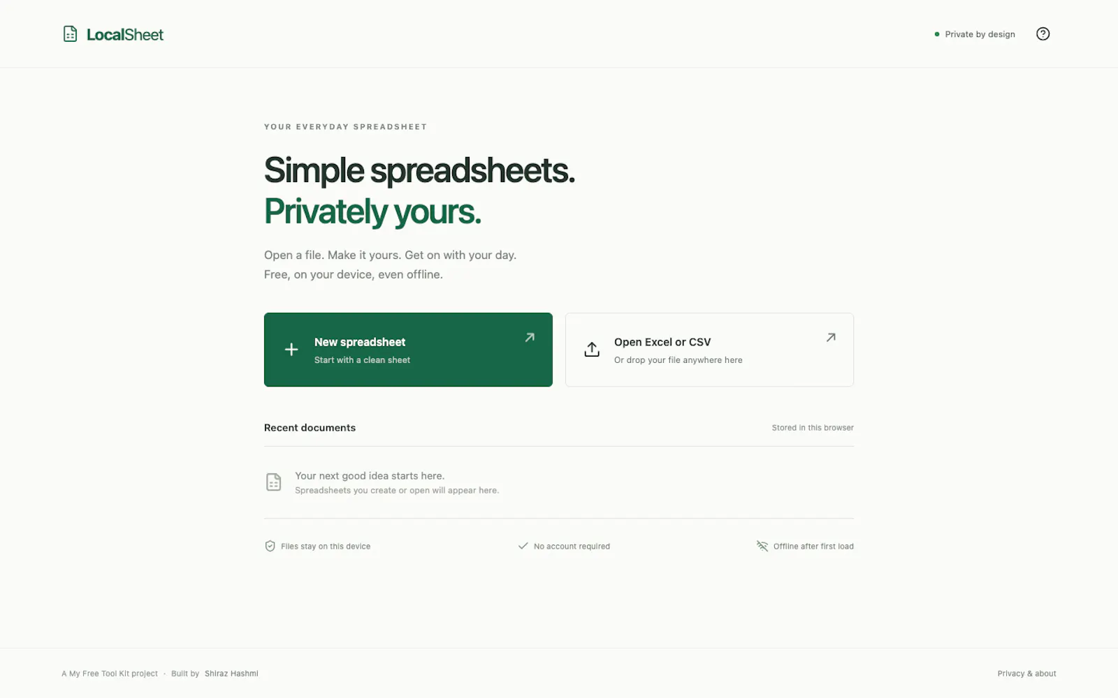 LocalSheet screenshot 2