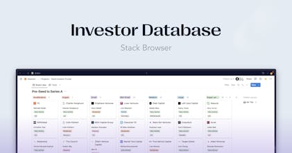 Investor Database gallery image
