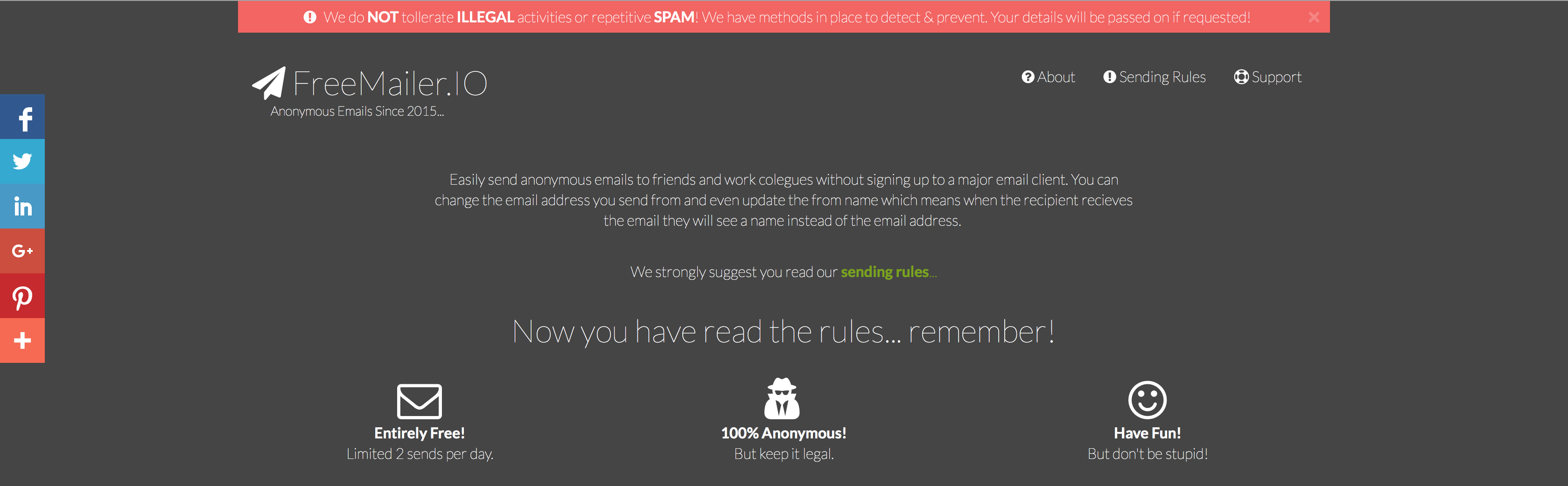 FreeMailer - Anonymous emails gallery image