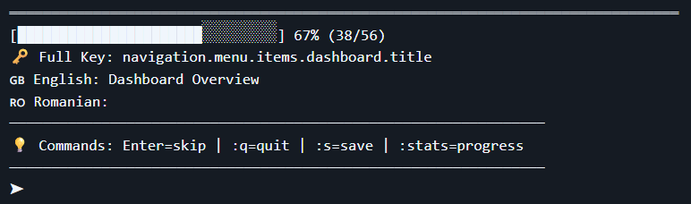 Mídia 1 de JackToolbox Translate - Ferramenta CLI interativa para gerenciar arquivos JSON multilíngues