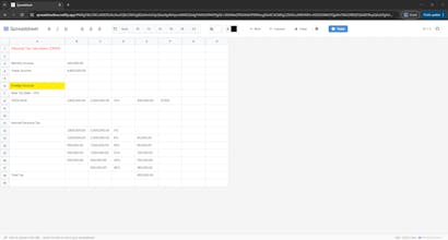 Spreadsheet gallery image