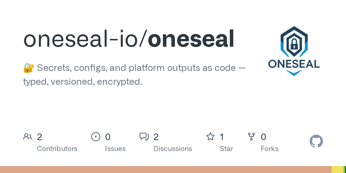 Média Un sceau - Secrets d'ingénierie de la plate-forme.Tapé.Versionné.Git-safe. 2