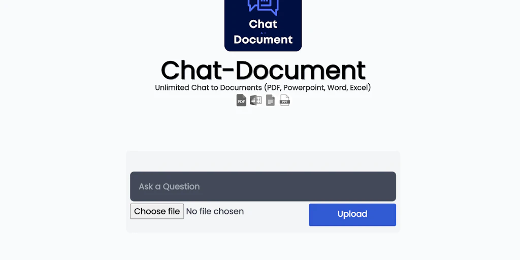 Chat Document: Chat to Any Type of Document (Word, Powerpoint, PDF ...