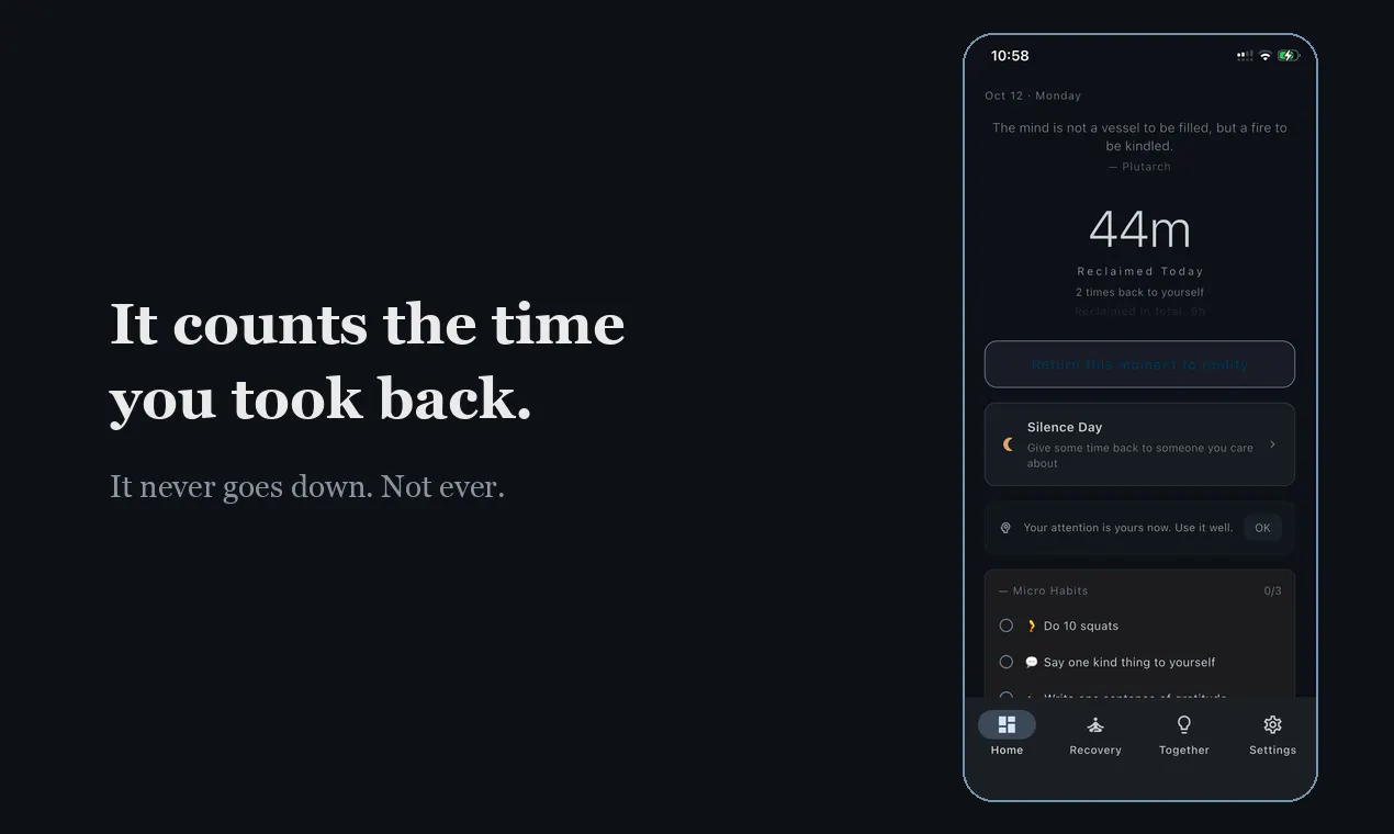 Idle. — Reclaim Your Screen Time gallery image