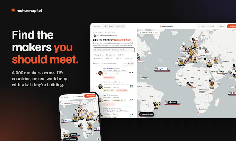 MakerMap screenshot 2