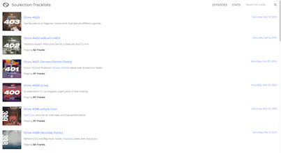 Soulection Tracklists gallery image