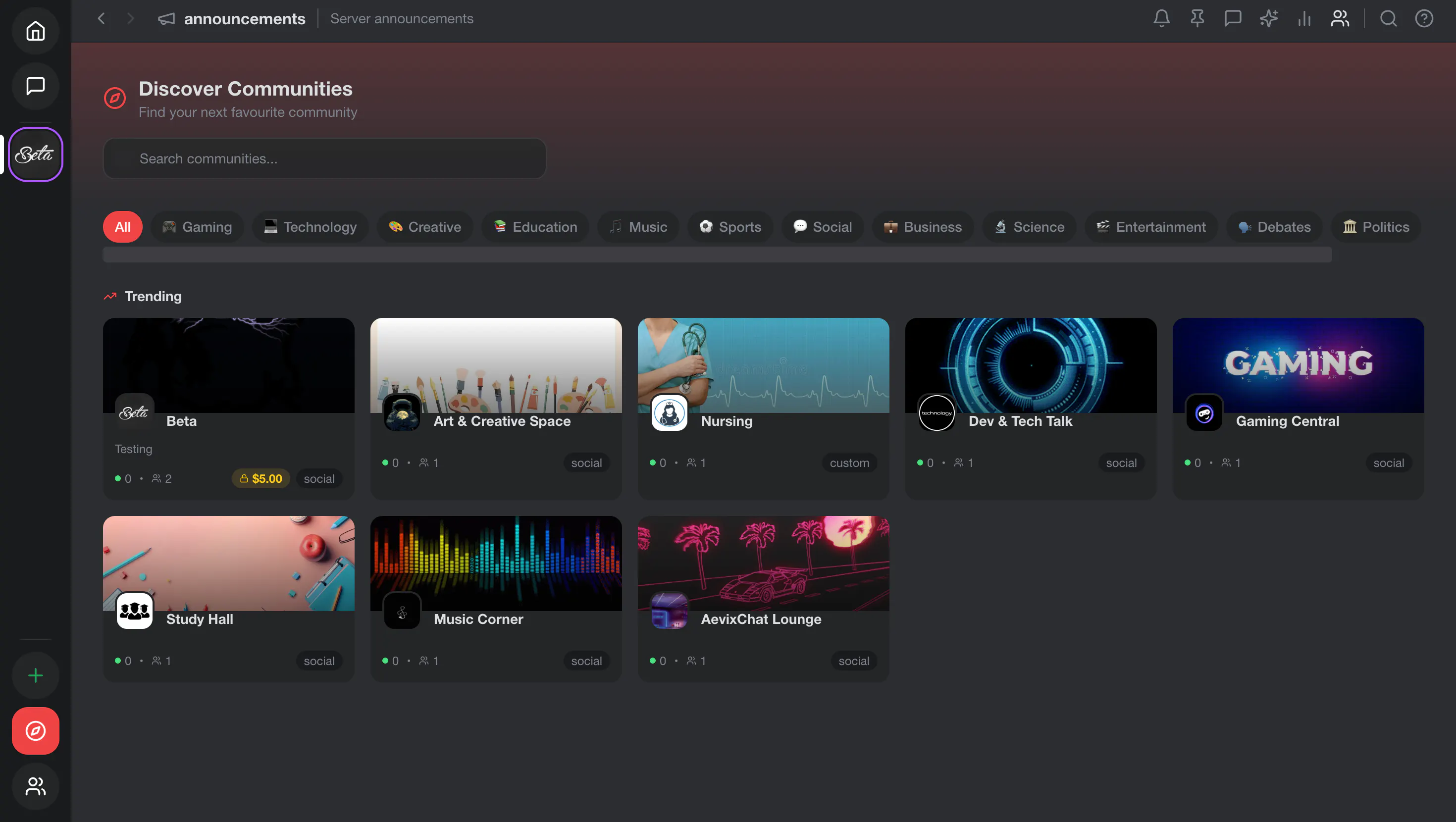 Aevix Chat gallery image
